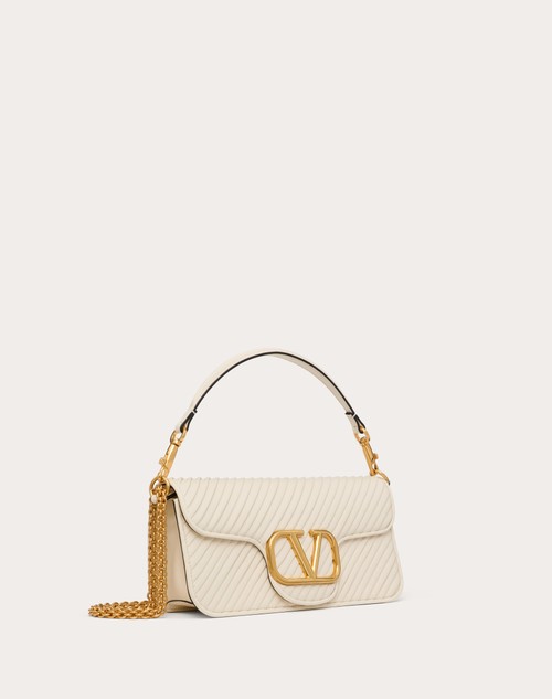 Red Valentino BORSA A SPALLA VALENTINO GARAVANI LOCÒ IN NAPPA PLISSETTATA Soddisfazione Garantita
