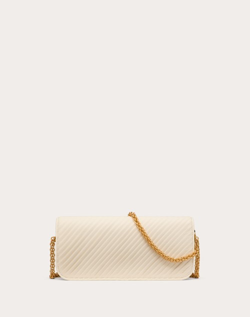 Red Valentino BORSA A SPALLA VALENTINO GARAVANI LOCÒ IN NAPPA PLISSETTATA Soddisfazione Garantita