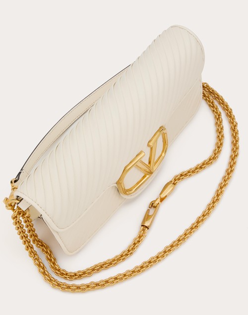 Red Valentino BORSA A SPALLA VALENTINO GARAVANI LOCÒ IN NAPPA PLISSETTATA Soddisfazione Garantita