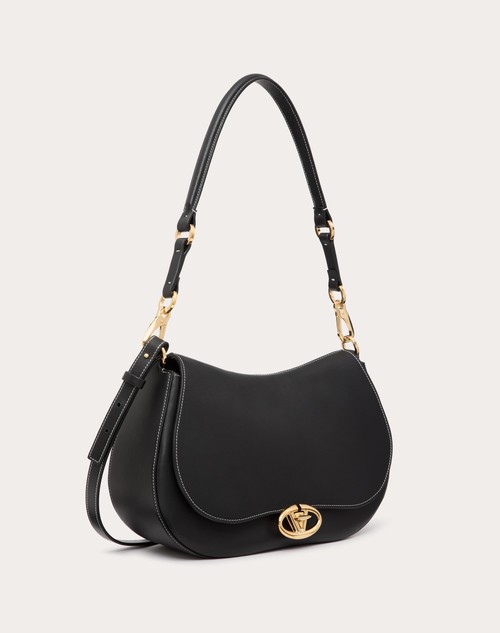Red Valentino BORSA A SPALLA MEDIA VALENTINO GARAVANI OHVAL IN VITELLO NAPPATO Moda