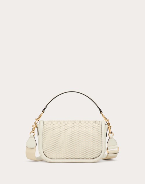 Red Valentino BORSA A SPALLA VALENTINO GARAVANI ALLTIME IN PELLE INTRECCIATA Nuovo