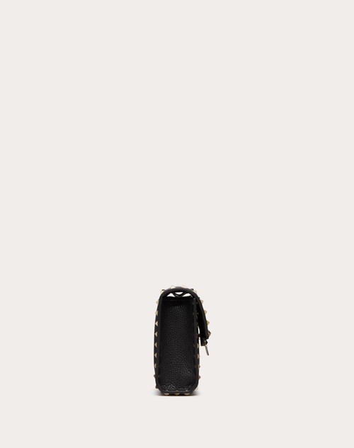 Red Valentino BORSA PICCOLA A TRACOLLA ROCKSTUD IN VITELLO GRANATO Soddisfazione Garantita