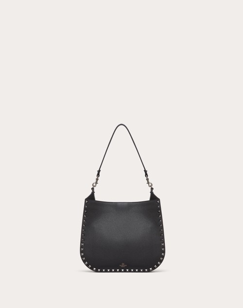 Red Valentino BORSA HOBO VALENTINO GARAVANI ROCKSTUD IN VITELLO GRANATO Affare Del Giorno