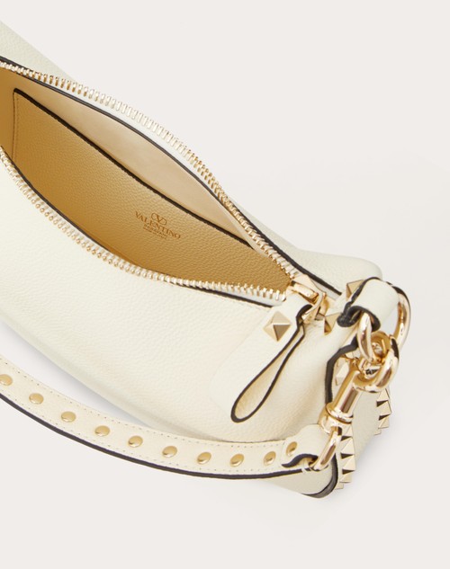Red Valentino HOBO PICCOLA VALENTINO GARAVANI ROCKSTUD IN VITELLO GRANATO Convenienza