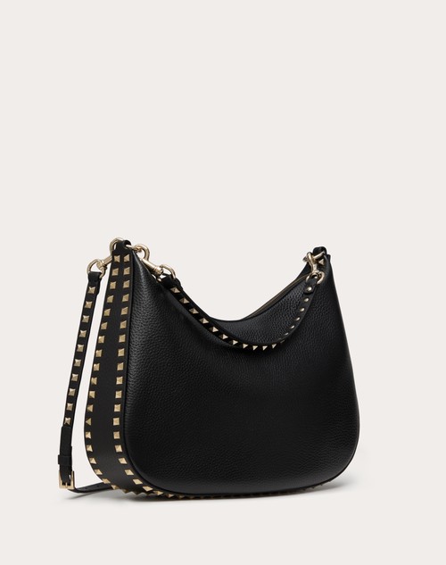 Red Valentino HOBO VALENTINO GARAVANI ROCKSTUD IN VITELLO GRANATO Novità
