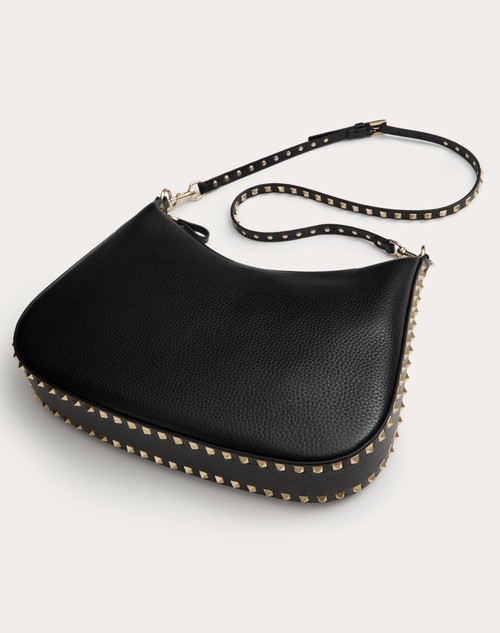 Red Valentino HOBO VALENTINO GARAVANI ROCKSTUD IN VITELLO GRANATO Novità