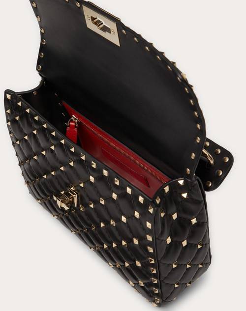 Red Valentino BORSA MEDIA ROCKSTUD SPIKE IN NAPPA Vendita Economica