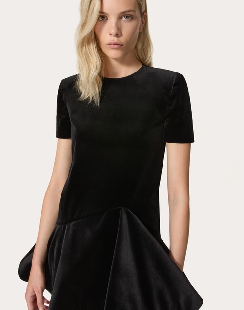 Red Valentino ABITO CORTO IN VELLUTO Acquista Ora
