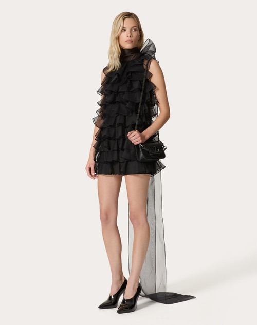 Red Valentino ABITO CORTO IN ORGANZA Consegna Veloce