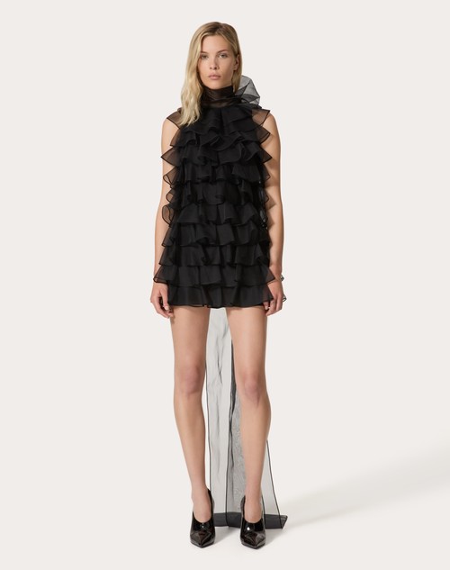 Red Valentino ABITO CORTO IN ORGANZA Consegna Veloce