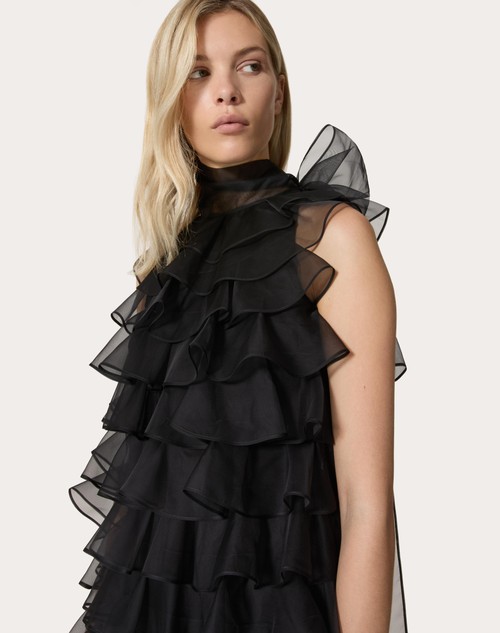 Red Valentino ABITO CORTO IN ORGANZA Consegna Veloce