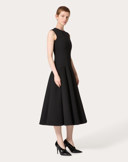 Red Valentino ABITO MIDI IN LUXURY CREPE Promozione Limitata
