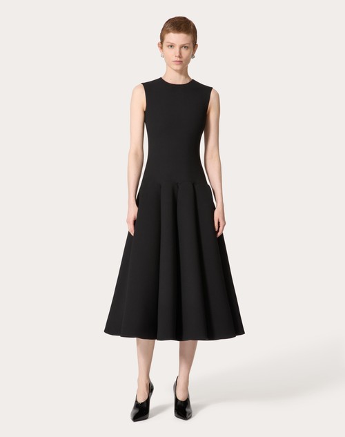Red Valentino ABITO MIDI IN LUXURY CREPE Promozione Limitata