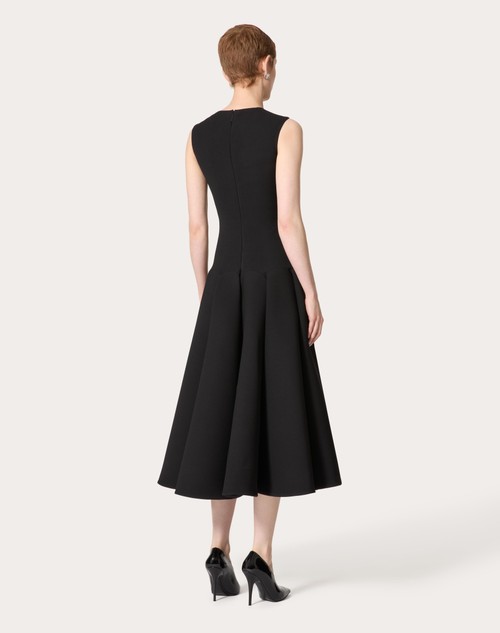 Red Valentino ABITO MIDI IN LUXURY CREPE Promozione Limitata