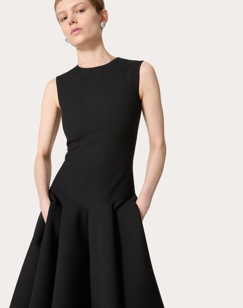 Red Valentino ABITO MIDI IN LUXURY CREPE Promozione Limitata