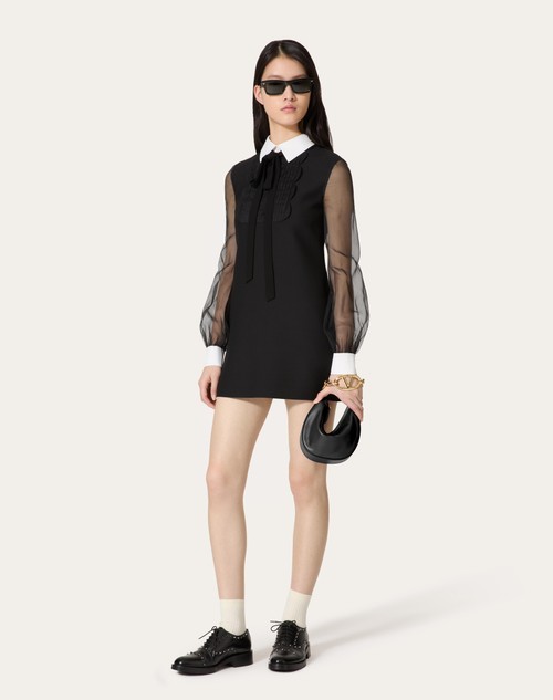 Red Valentino ABITO CORTO IN CREPE COUTURE Presa