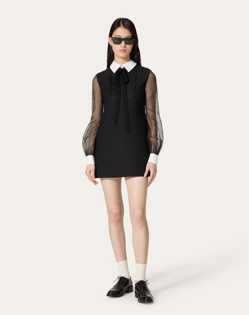Red Valentino ABITO CORTO IN CREPE COUTURE Presa