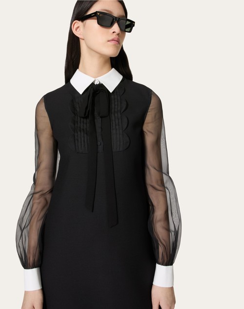 Red Valentino ABITO CORTO IN CREPE COUTURE Presa