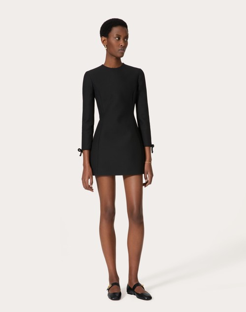 Red Valentino ABITO CORTO IN CREPE COUTURE Sconto