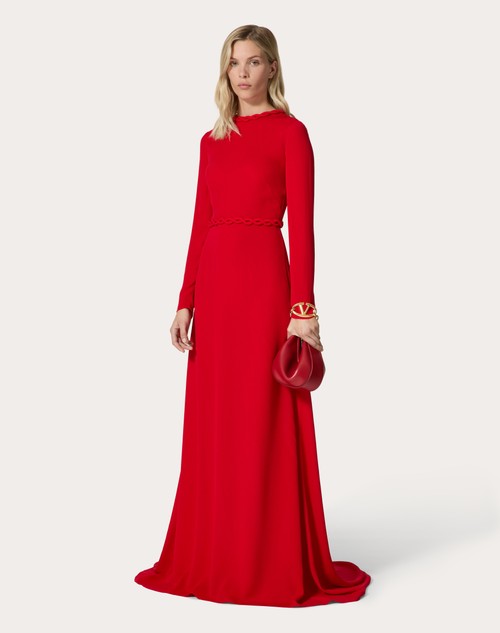 Red Valentino ABITO DA SERA IN GEORGETTE DOUBLE Economico