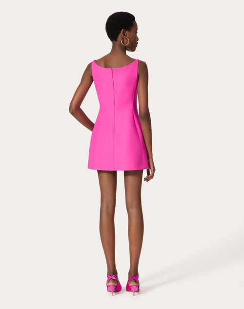 Red Valentino ABITO CORTO IN CREPE COUTURE Vendita Economica