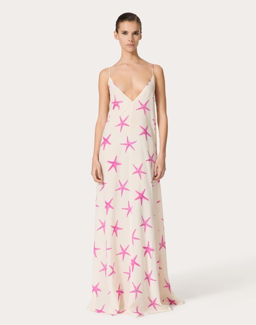 Red Valentino ABITO DA SERA IN CREPE DE CHINE STARFISH 2025