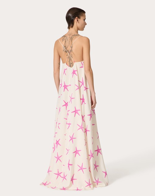 Red Valentino ABITO DA SERA IN CREPE DE CHINE STARFISH 2025
