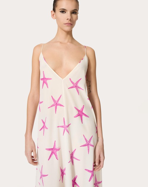 Red Valentino ABITO DA SERA IN CREPE DE CHINE STARFISH 2025