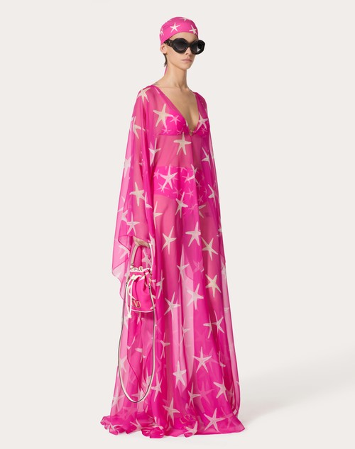 Red Valentino ABITO DA SERA IN CHIFFON STARFISH Italia