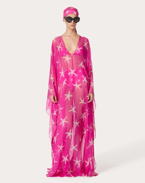 Red Valentino ABITO DA SERA IN CHIFFON STARFISH Italia