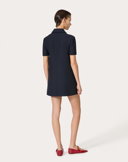 Red Valentino ABITO CORTO IN CREPE COUTURE Qualità