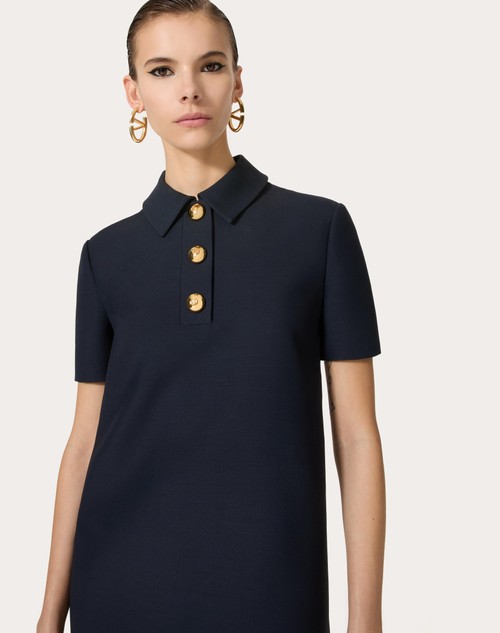 Red Valentino ABITO CORTO IN CREPE COUTURE Qualità