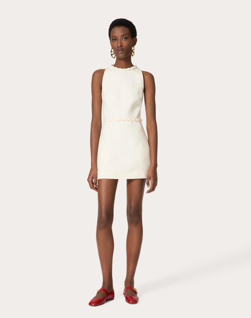 Red Valentino ABITO CORTO IN CREPE COUTURE Vendita