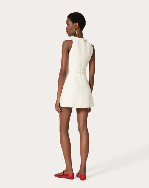 Red Valentino ABITO CORTO IN CREPE COUTURE Vendita