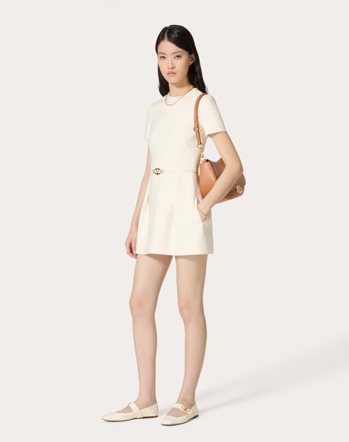 Red Valentino ABITO CORTO IN CREPE COUTURE Promozione