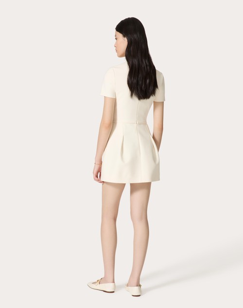 Red Valentino ABITO CORTO IN CREPE COUTURE Promozione