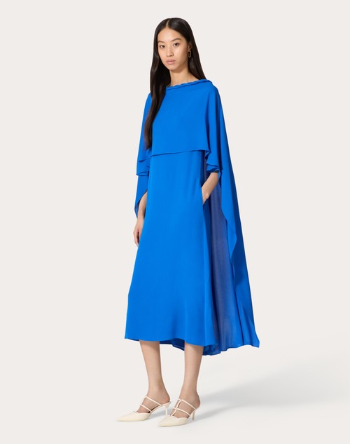 Red Valentino ABITO MIDI IN GEORGETTE DOUBLE Negozi Online