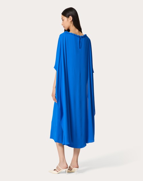 Red Valentino ABITO MIDI IN GEORGETTE DOUBLE Negozi Online