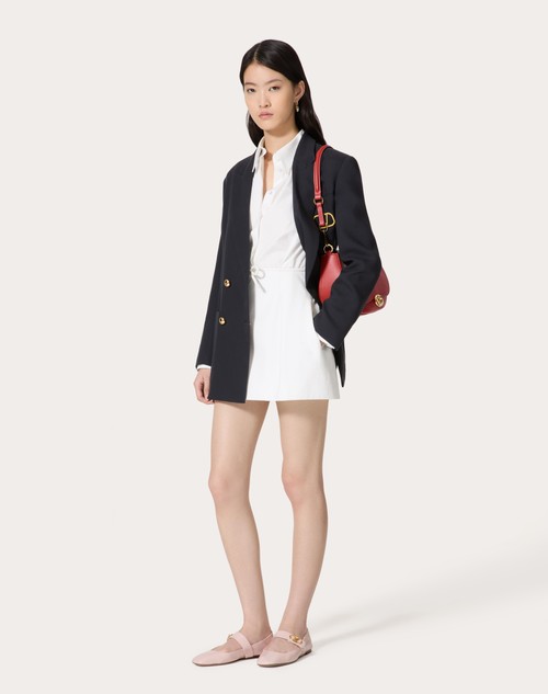 Red Valentino ABITO CORTO IN COMPACT POPELINE Prezzo basso