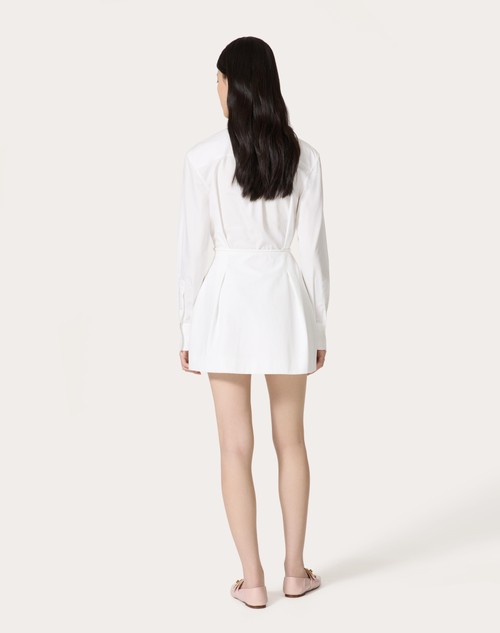 Red Valentino ABITO CORTO IN COMPACT POPELINE Prezzo basso