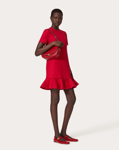 Red Valentino ABITO CORTO IN CREPE COUTURE Super Saving Price