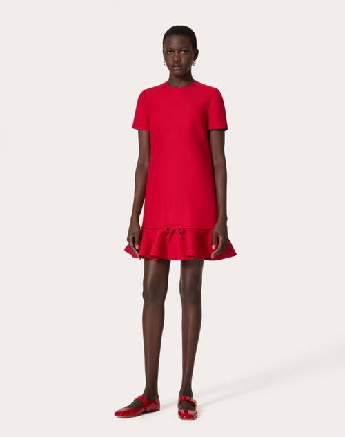 Red Valentino ABITO CORTO IN CREPE COUTURE Super Saving Price