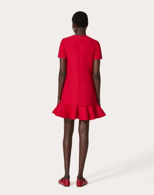 Red Valentino ABITO CORTO IN CREPE COUTURE Super Saving Price