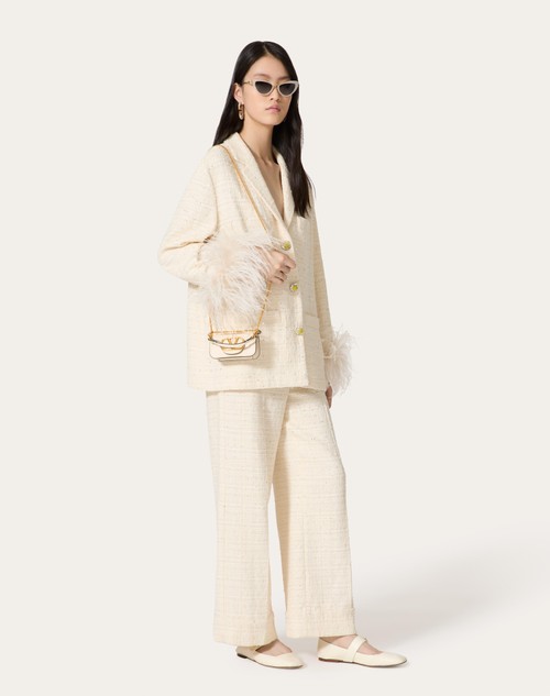 Red Valentino GIACCA IN DELICATE TWEED Fino Al -60%