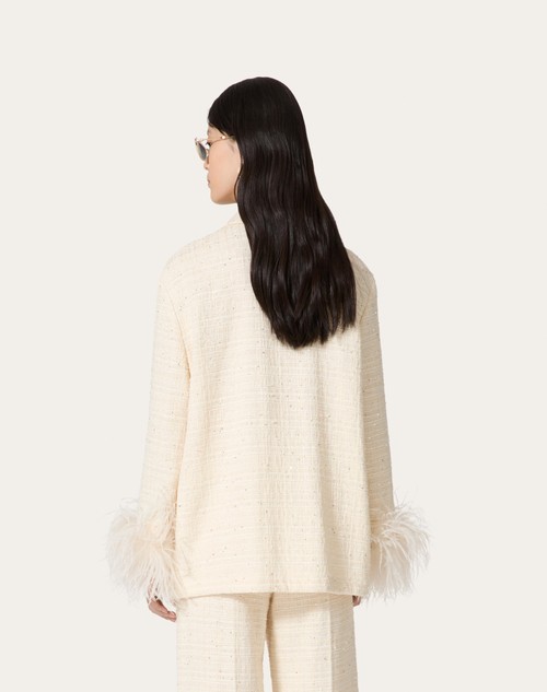 Red Valentino GIACCA IN DELICATE TWEED Fino Al -60%