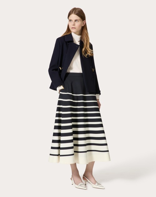 Red Valentino CABAN IN TEXTURE DOUBLE CREPE Sottocosto