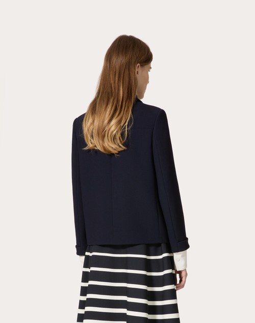 Red Valentino CABAN IN TEXTURE DOUBLE CREPE Sottocosto