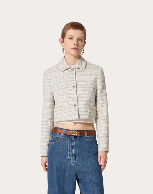 Red Valentino GIACCA IN DELICATE TWEED Convenienza