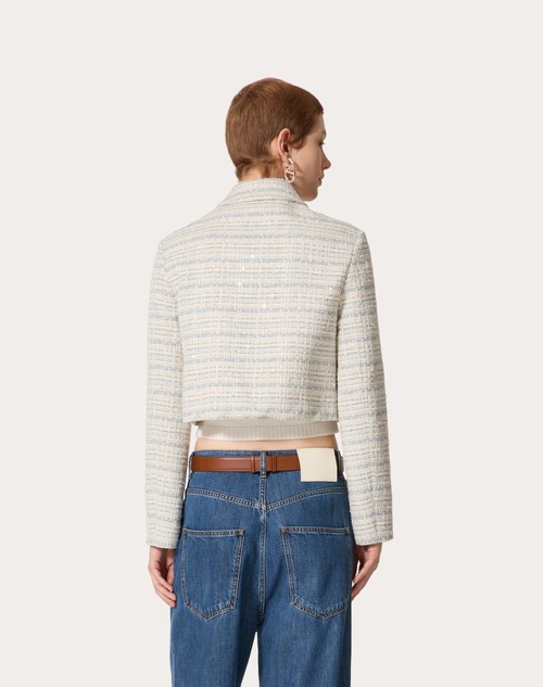 Red Valentino GIACCA IN DELICATE TWEED Convenienza