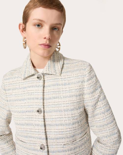Red Valentino GIACCA IN DELICATE TWEED Convenienza